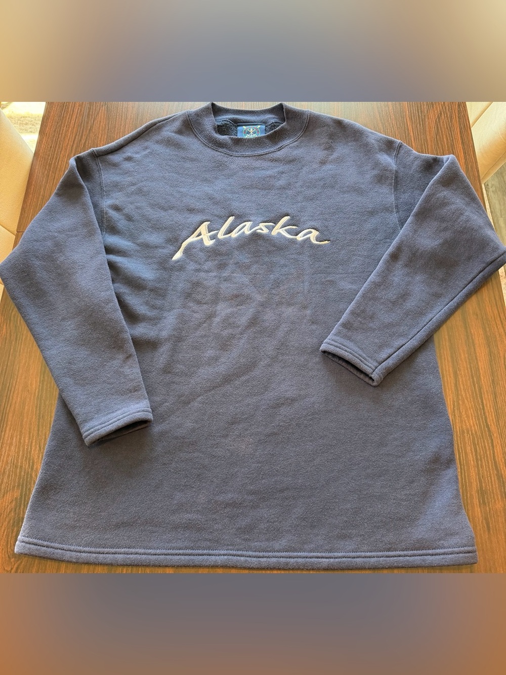 Oarsman 913 Men’s Vintage 90s Alaska Fleece Crewneck Sweatshirt Made USA Size L
